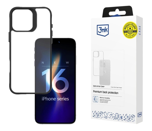 3MK Satin Armor Case+ do iPhone 16 Pro Max 5903108586566 - 1277779 - zdjęcie